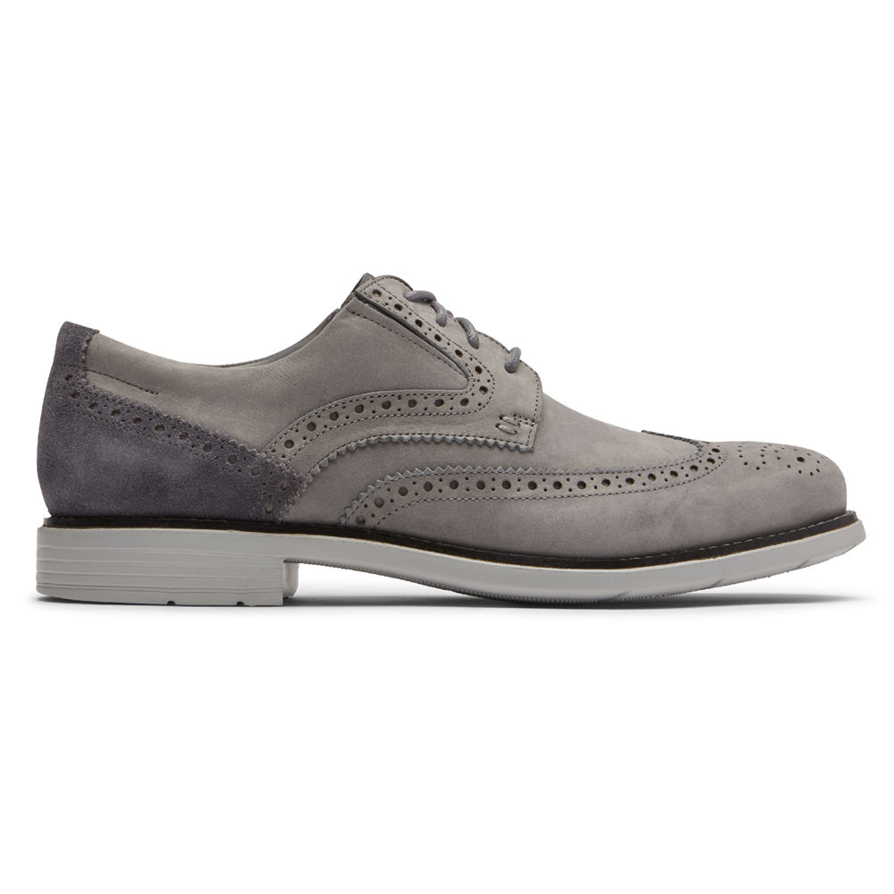 Tenis Rockport Homem Cinzentas - Total Motion Classic Dress Wingtip - 79328GYZR